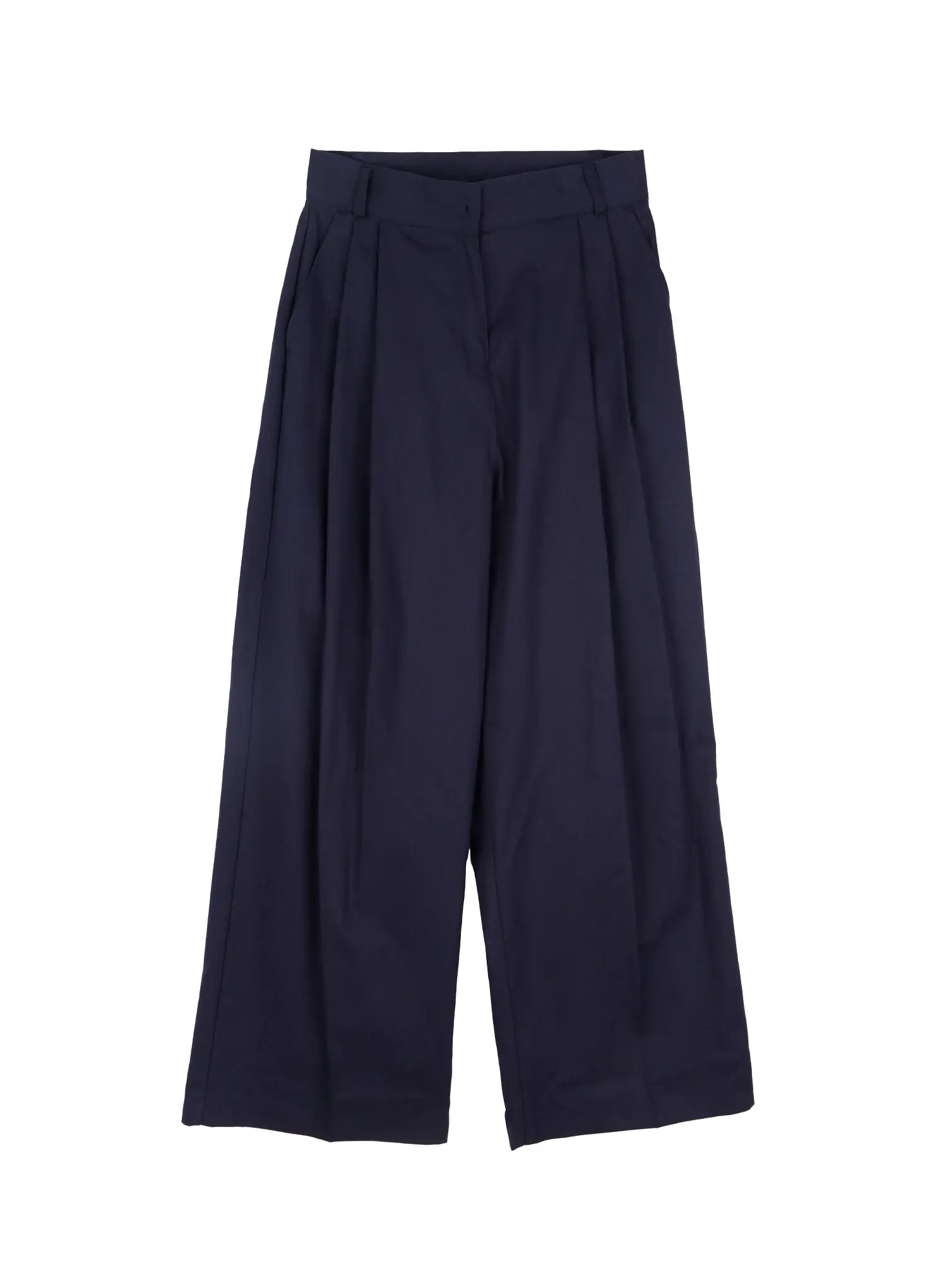 Wide-Leg Cotton Trousers IF520 - Image 14