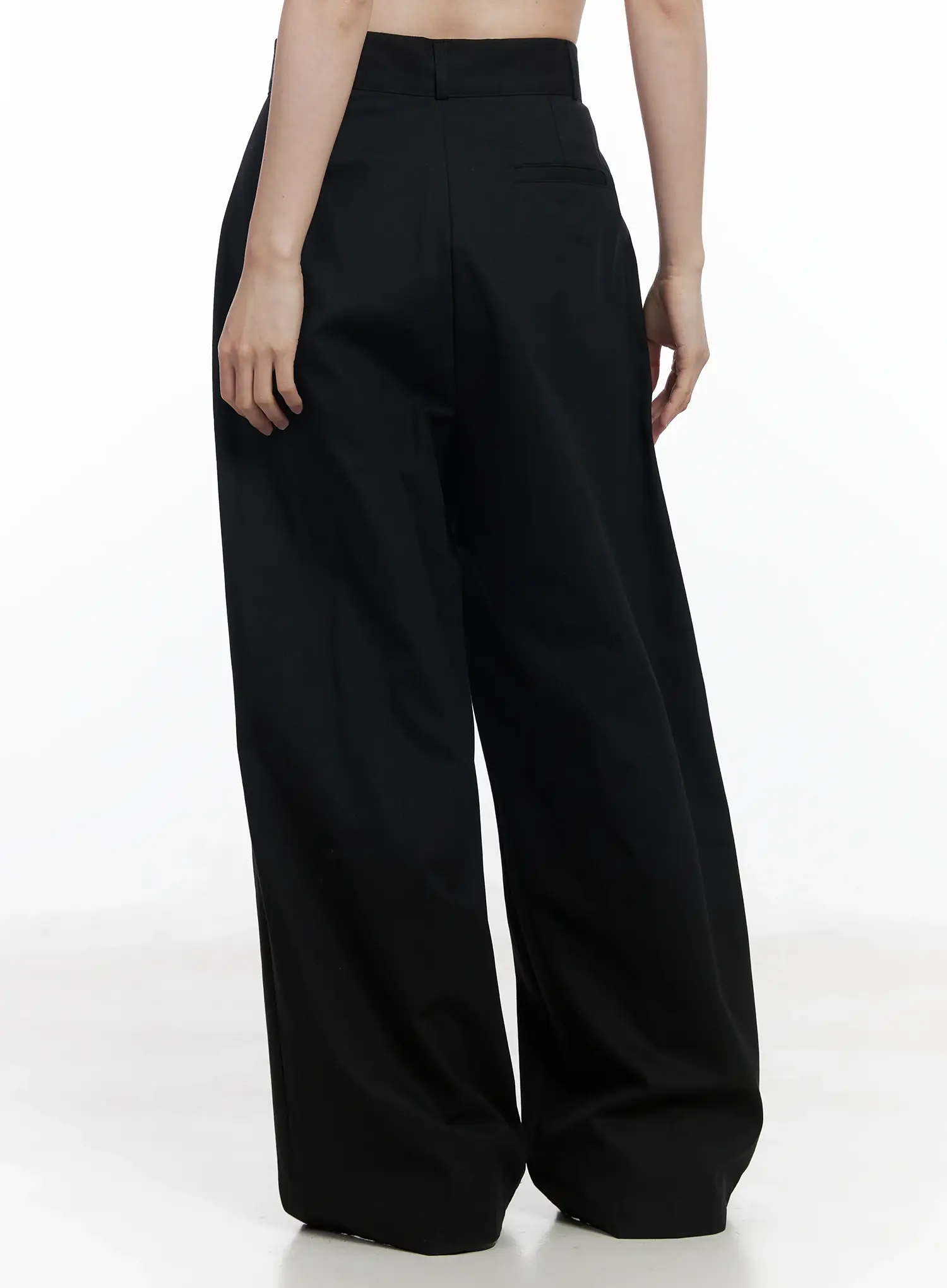 Wide-Leg Cotton Trousers IF520 - Image 5