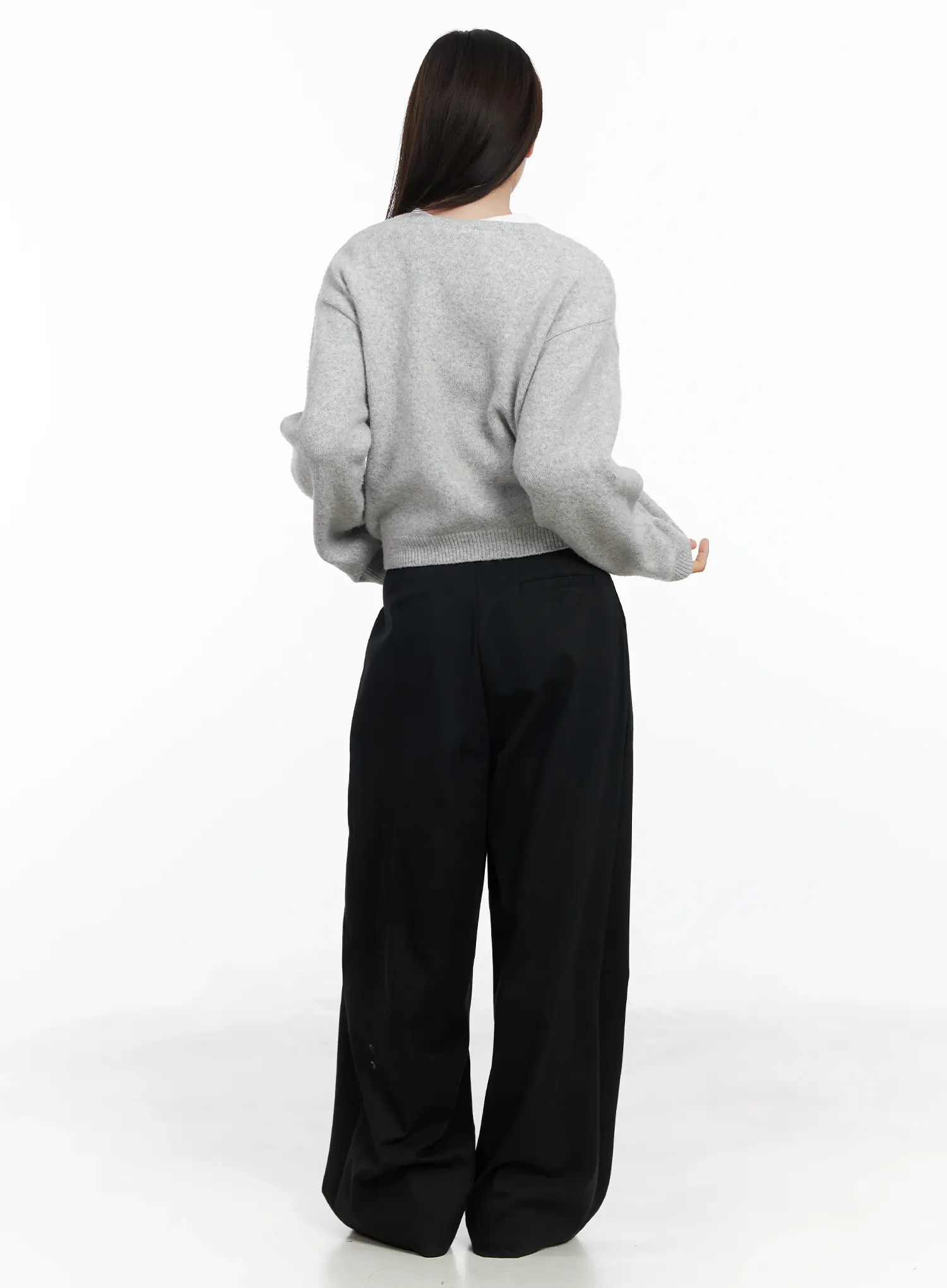 Wide-Leg Cotton Trousers IF520 - Image 8