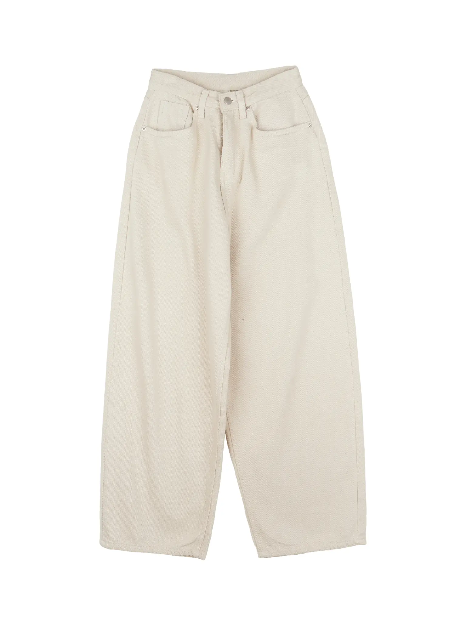 Wide Leg Fleece-Lined Cotton Pants CD531 - Image 10