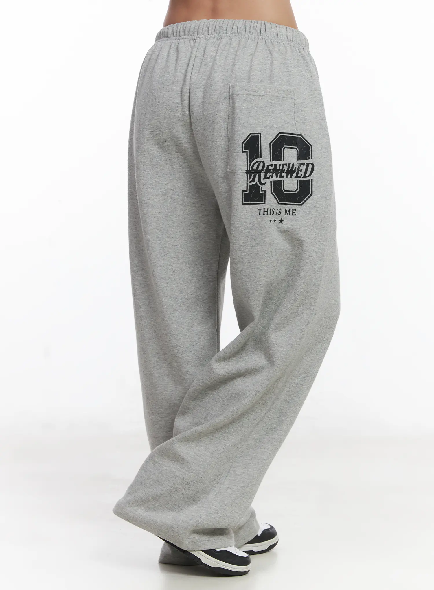 Wide Leg Graphic Sweatpants CD529