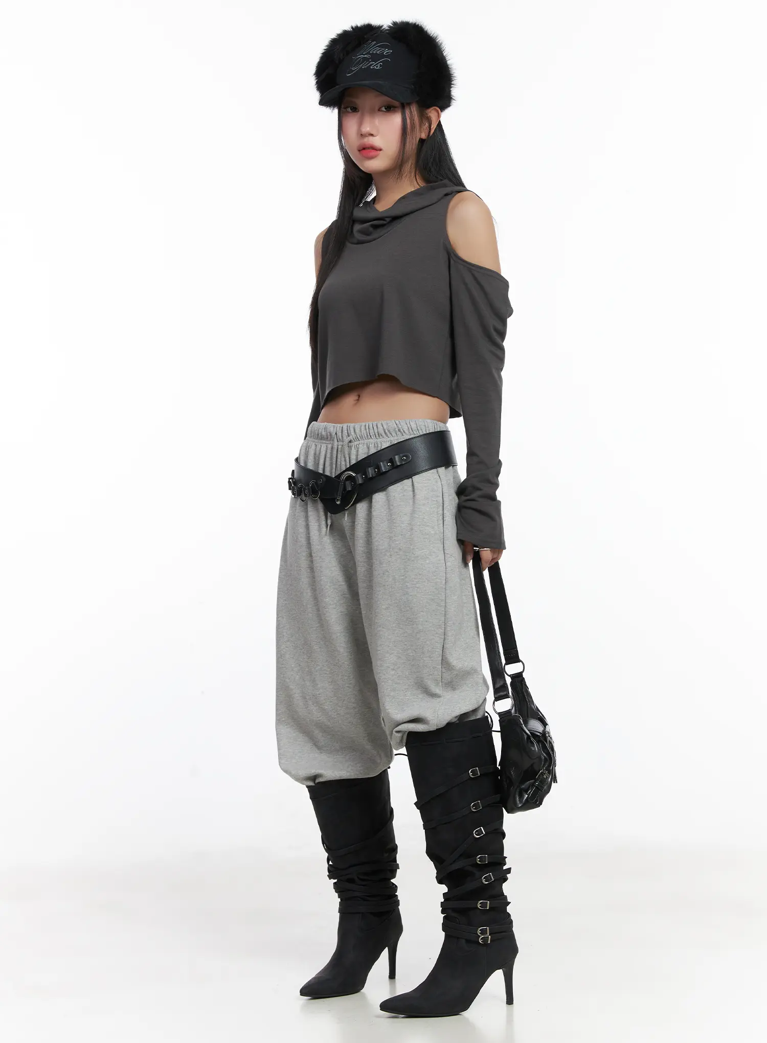 Wide Leg Graphic Sweatpants CD529 - Image 2
