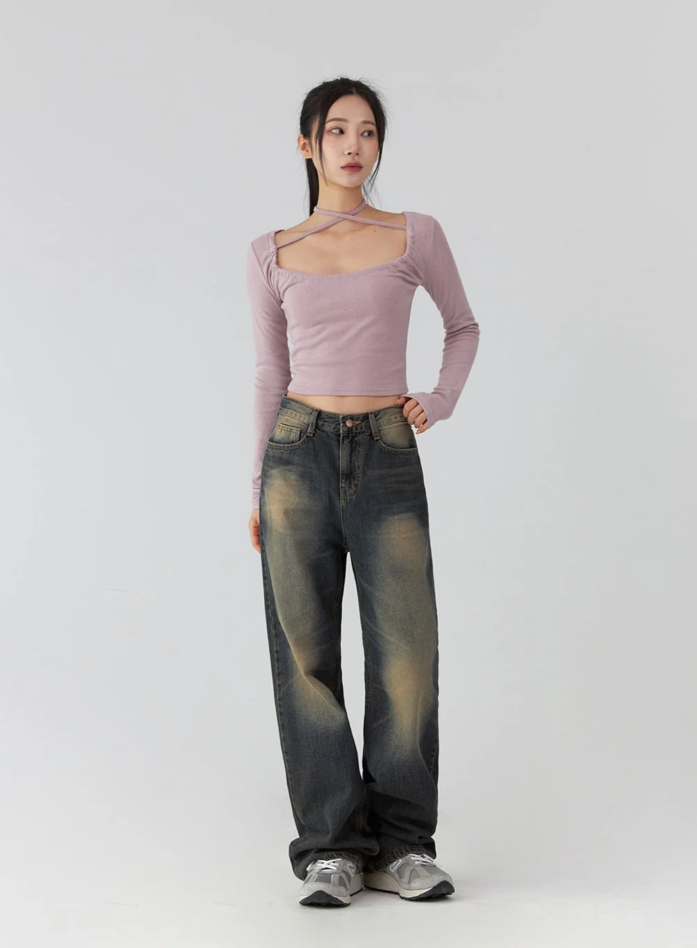 Wide Leg Jeans CD322 - Image 3