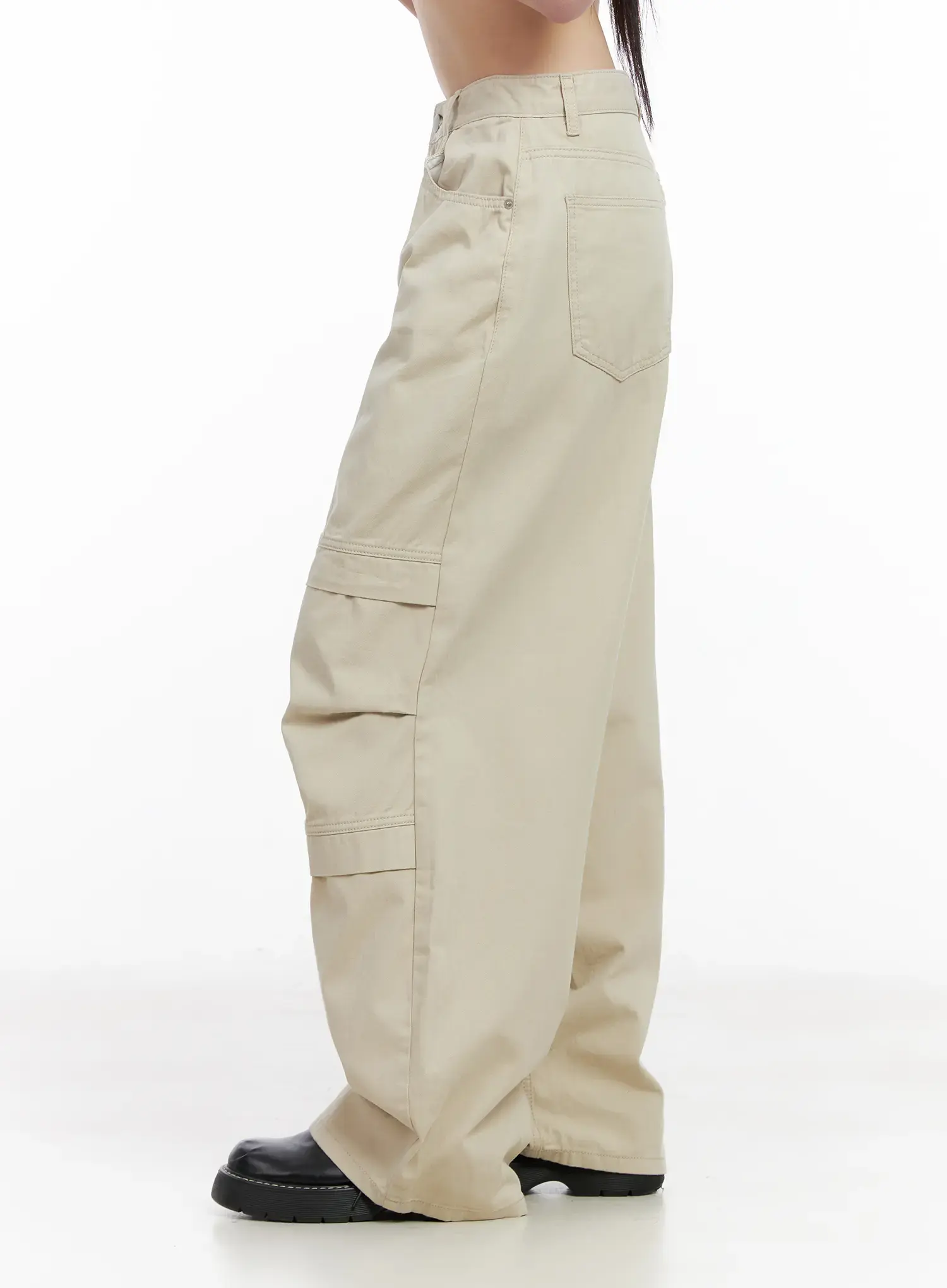 Wide Leg Pin Tucked Pants CM512 - Image 5