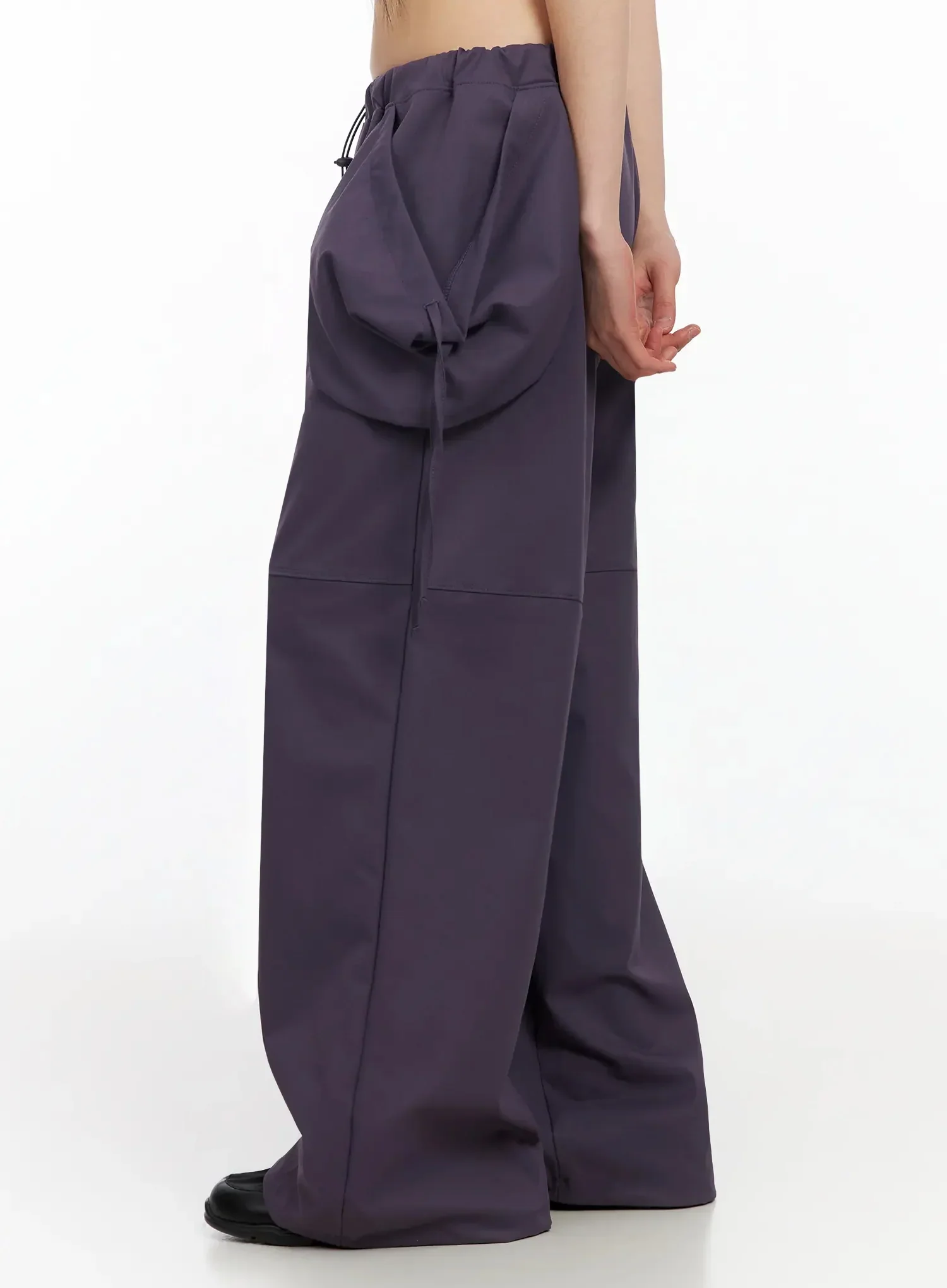 Wide Leg Pocket String Pants IA523 - Image 11