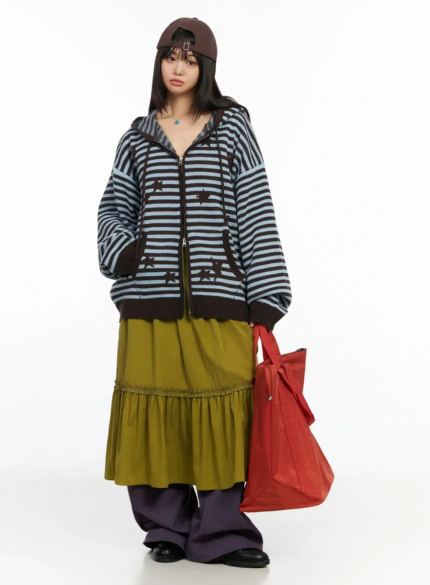 Wide Leg Pocket String Pants IA523 - Image 13
