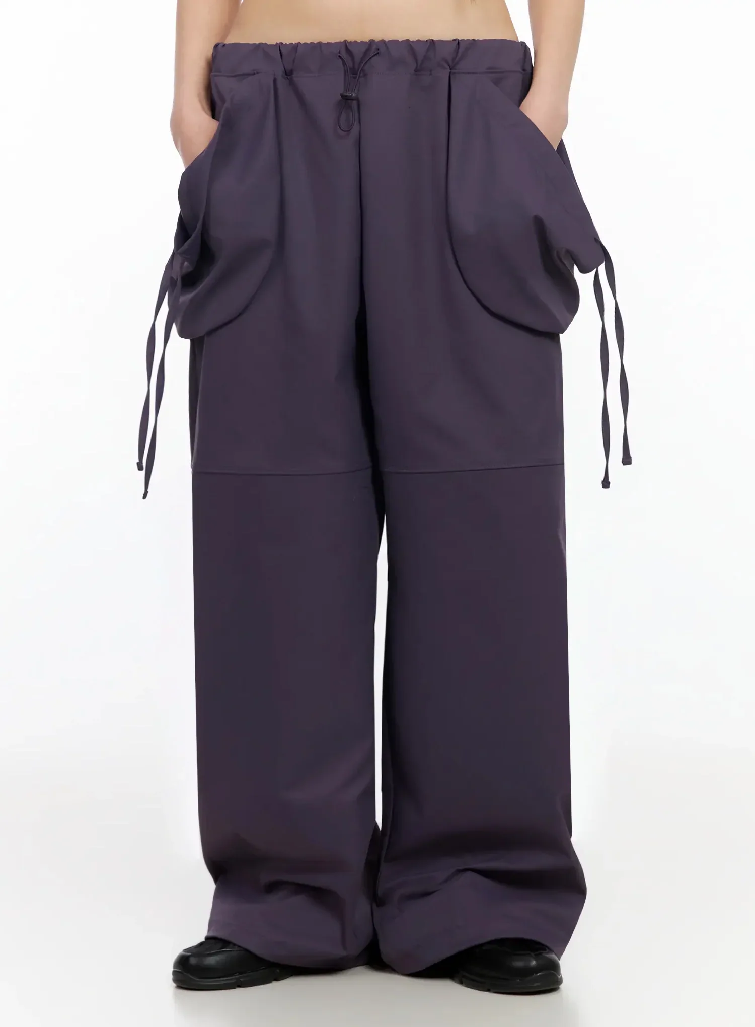 Wide Leg Pocket String Pants IA523 - Image 5