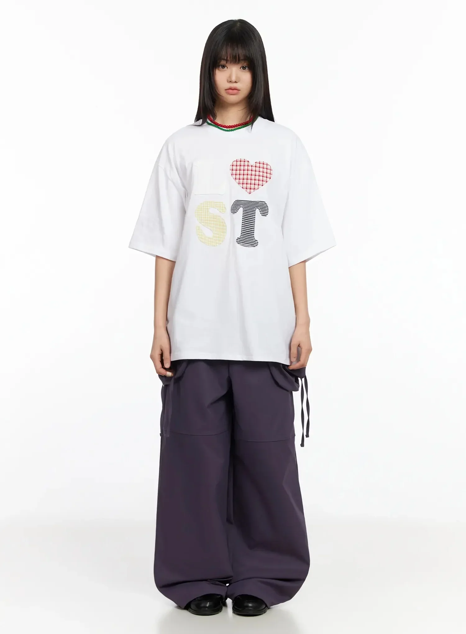 Wide Leg Pocket String Pants IA523 - Image 6