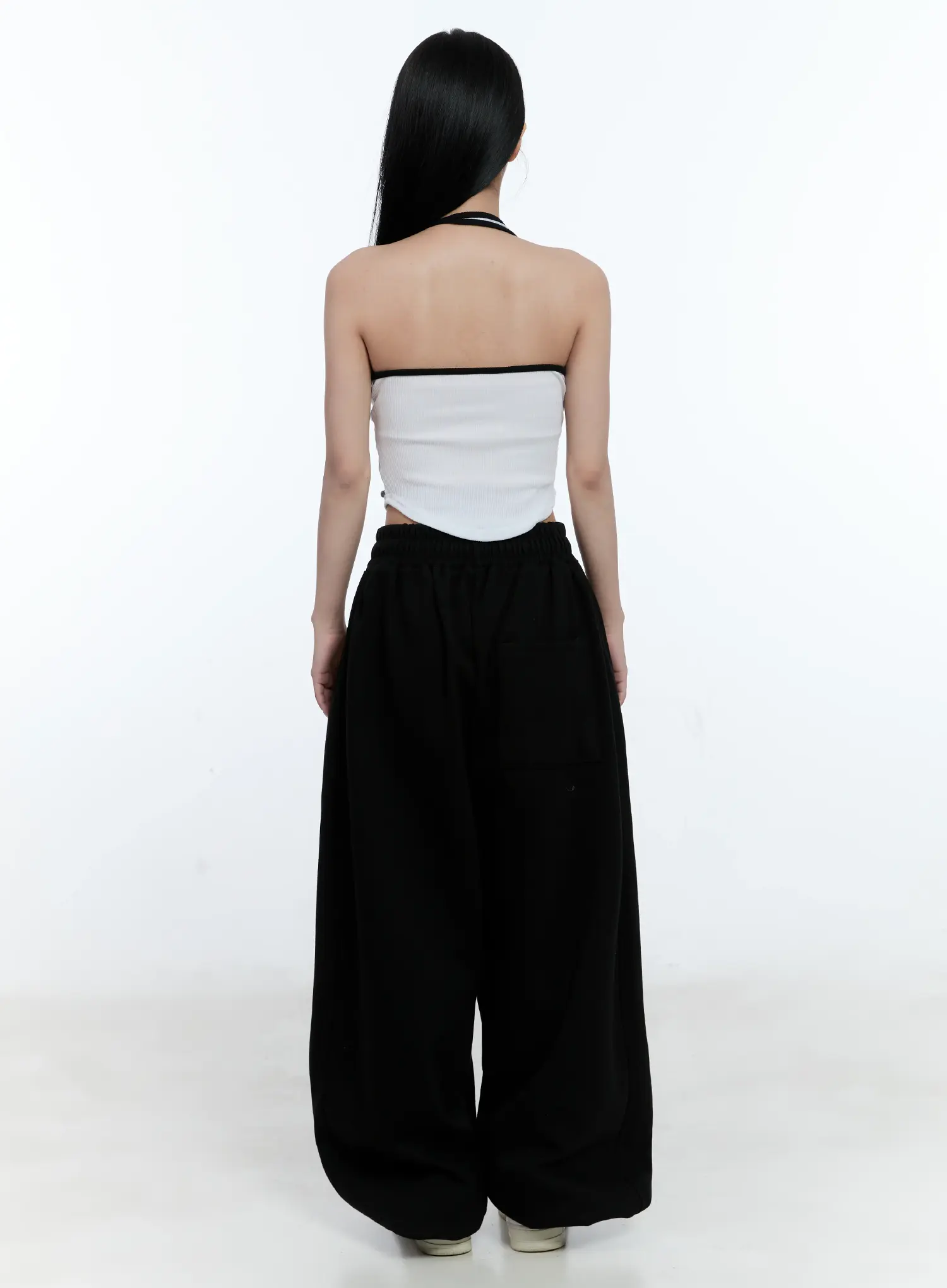 Wide-Leg Relaxed-Fit Track Pants CL530 - Image 6