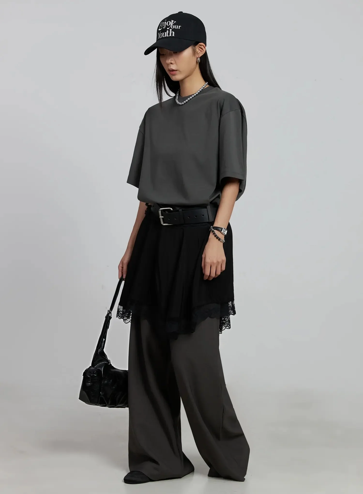 Wide Leg Tailored Trousers IM520 - Image 14