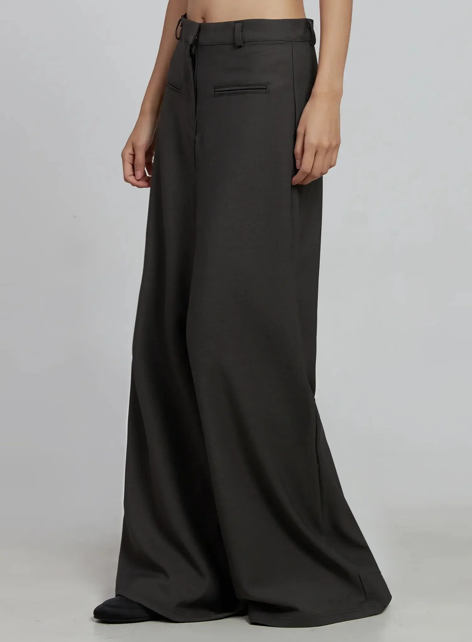 Wide Leg Tailored Trousers IM520 - Image 6