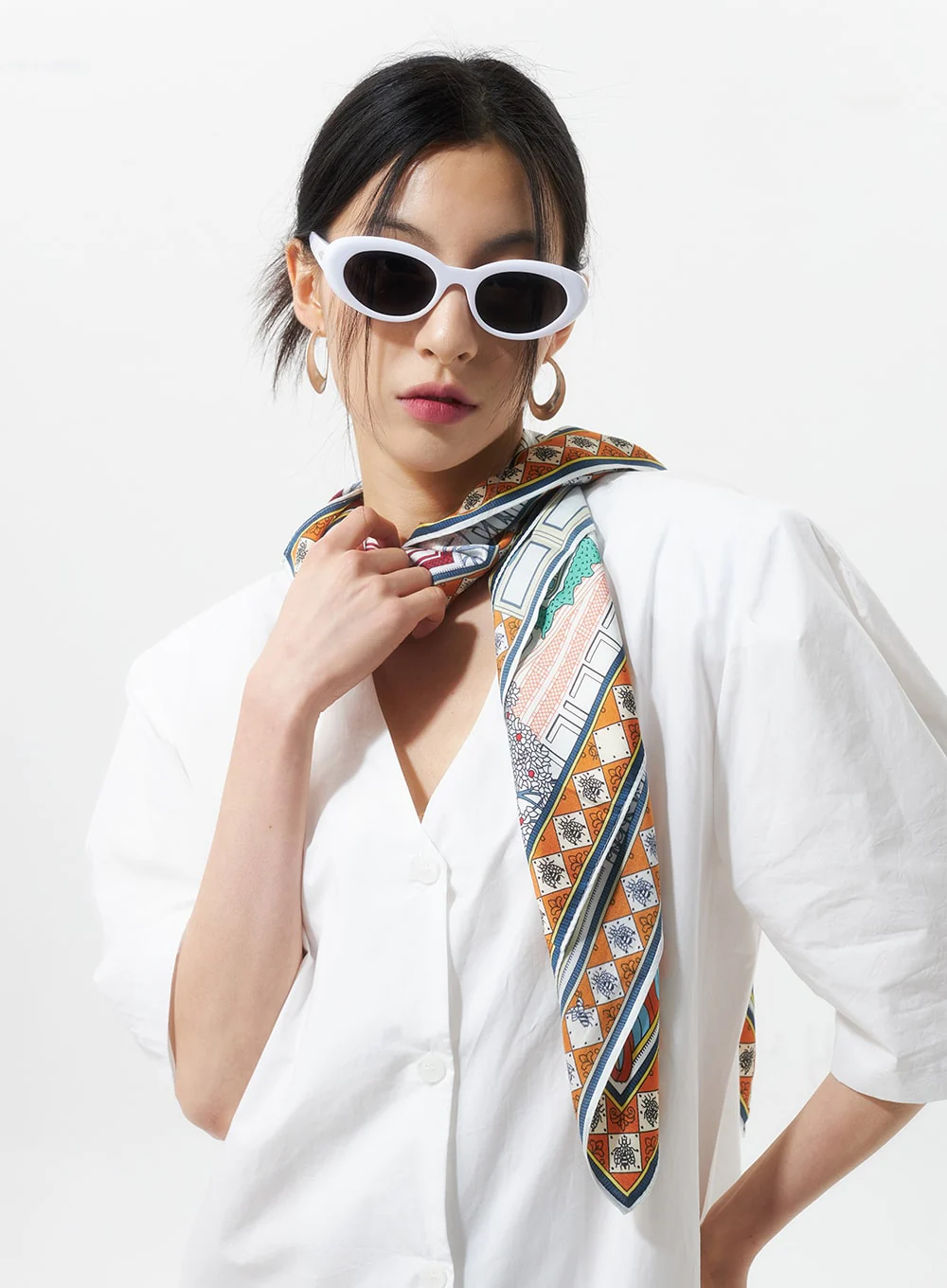 Wide Maxi Shirt Dress IU326 - Image 2