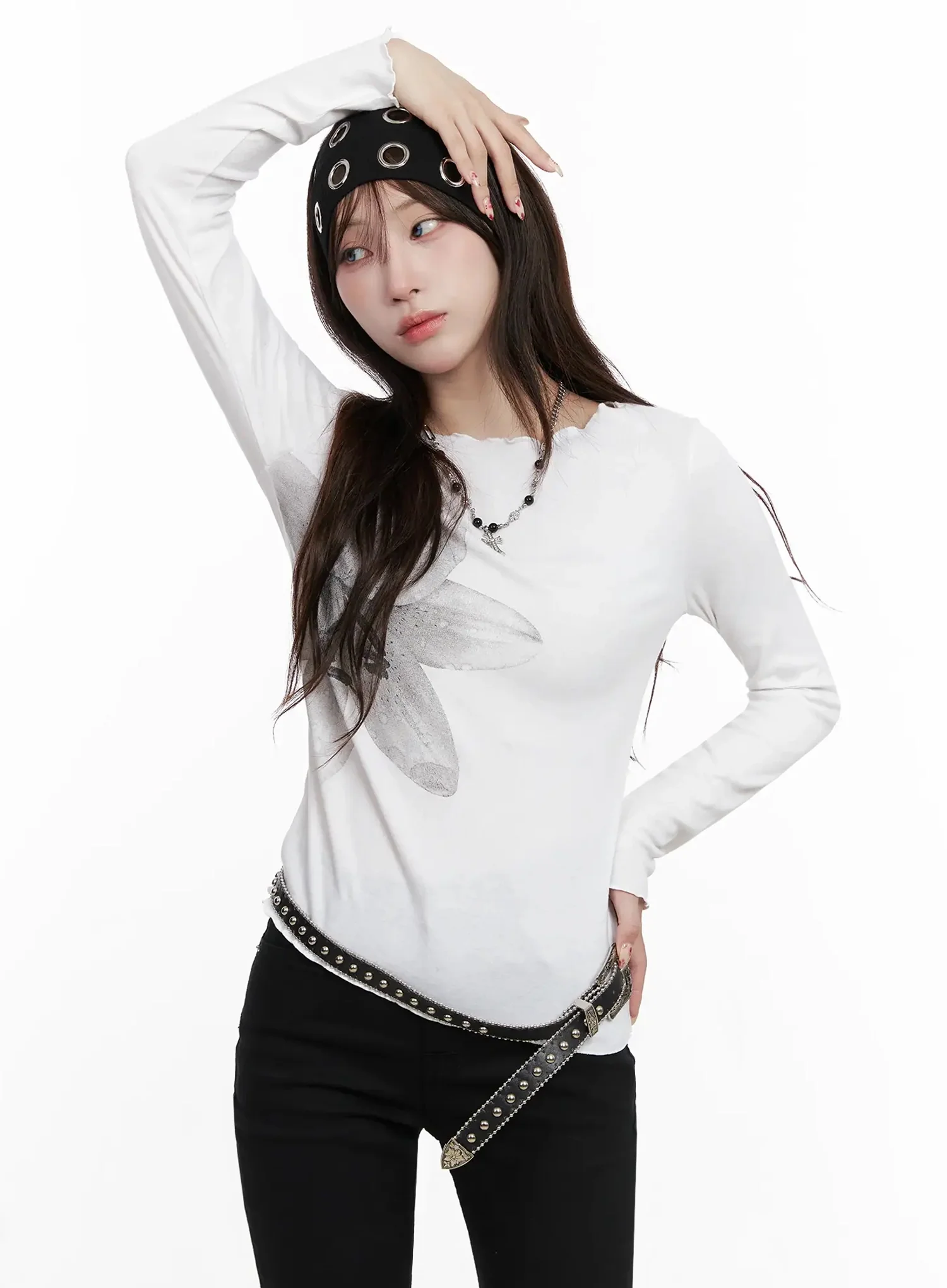 Wide Studded Hairband IN514 - Image 6