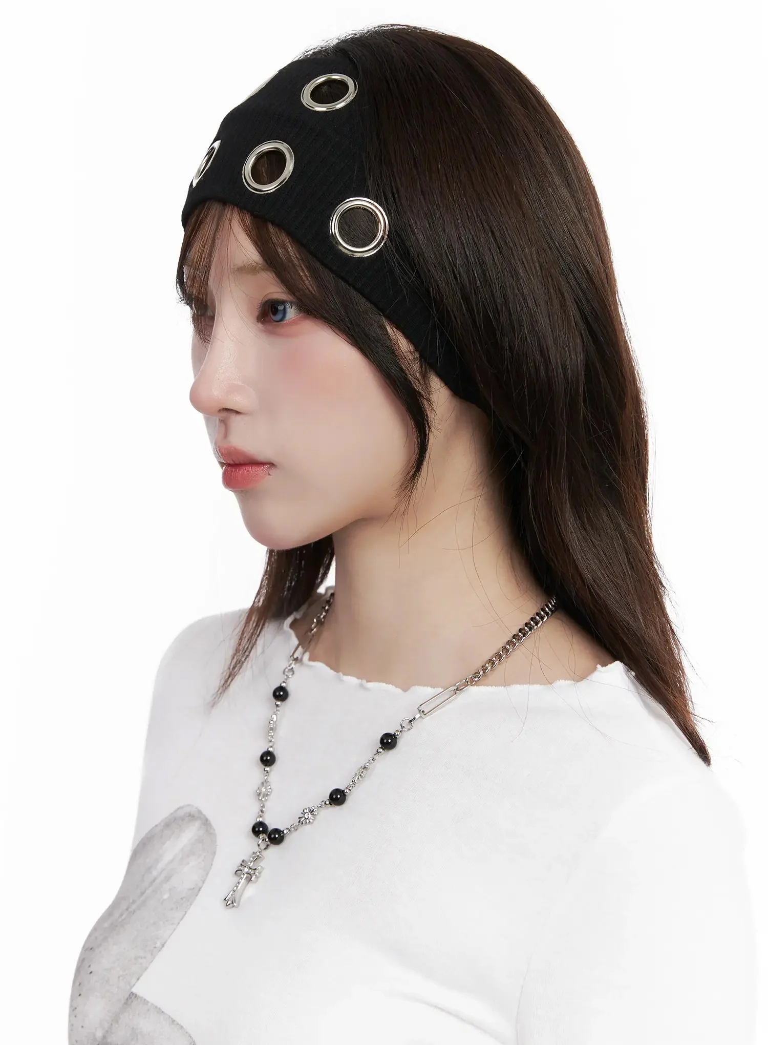 Wide Studded Hairband IN514 - Image 9