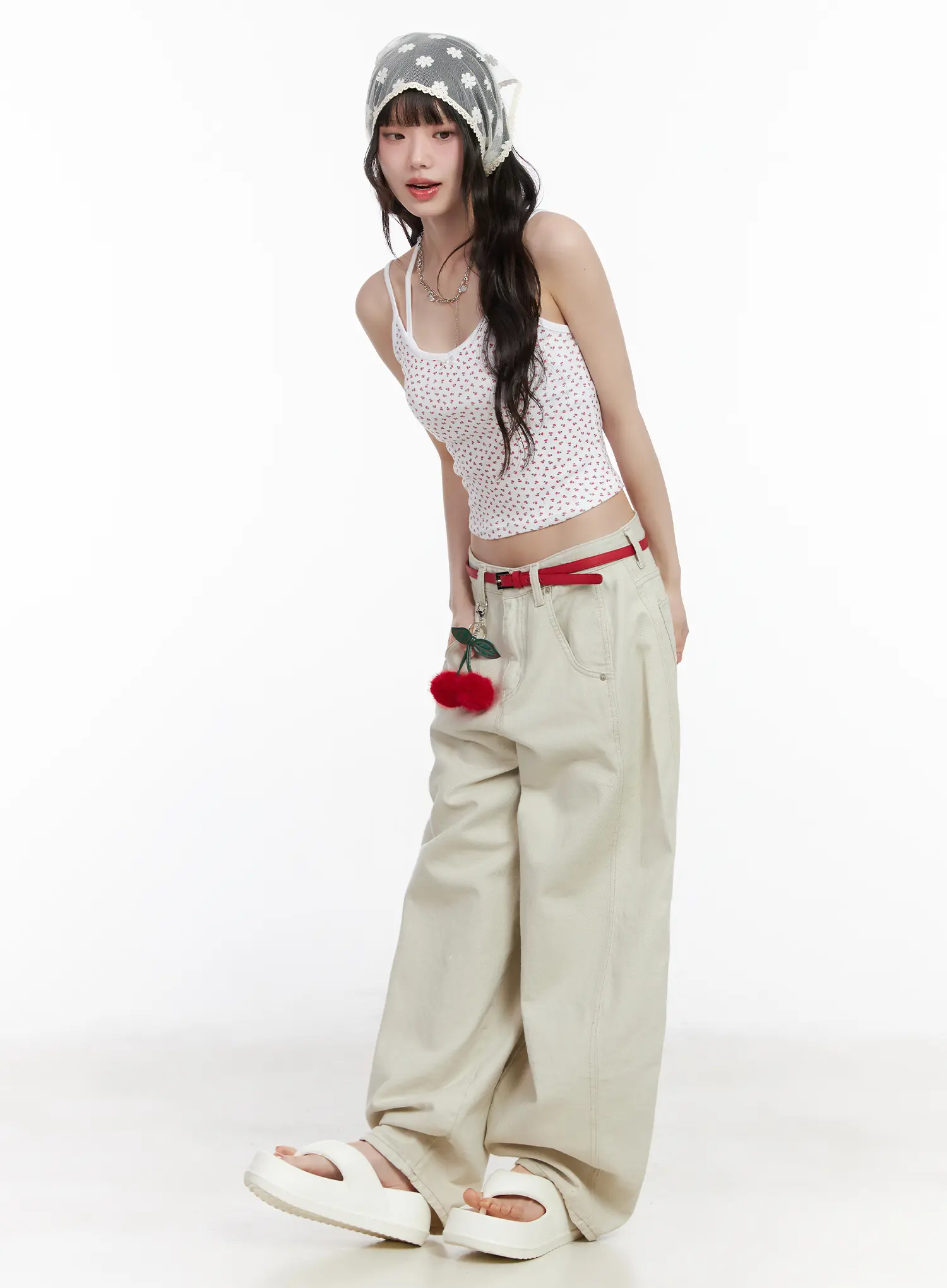 Wing Graphic Baggy Pants CM526 - Image 6