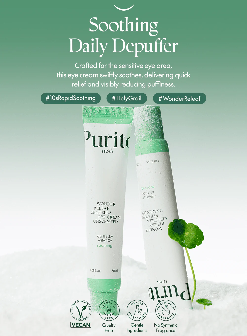 Wonder Releaf Centella Eye Cream Unscented (30ml) - Image 3