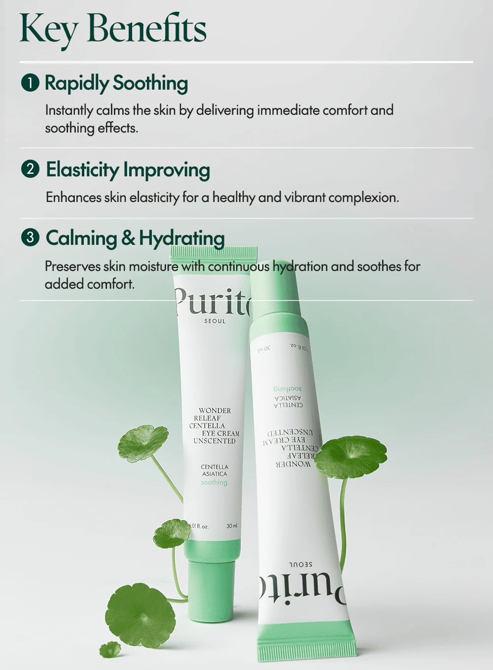 Wonder Releaf Centella Eye Cream Unscented (30ml) - Image 5