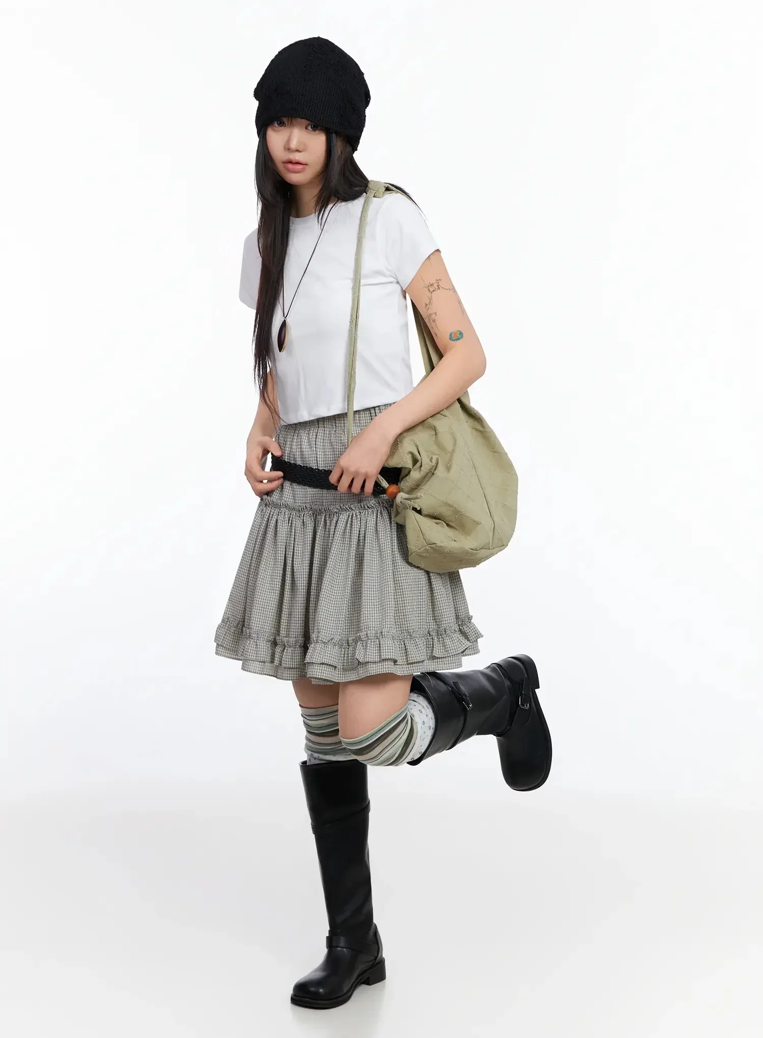 Woven Wide Belt IA523 - Image 3