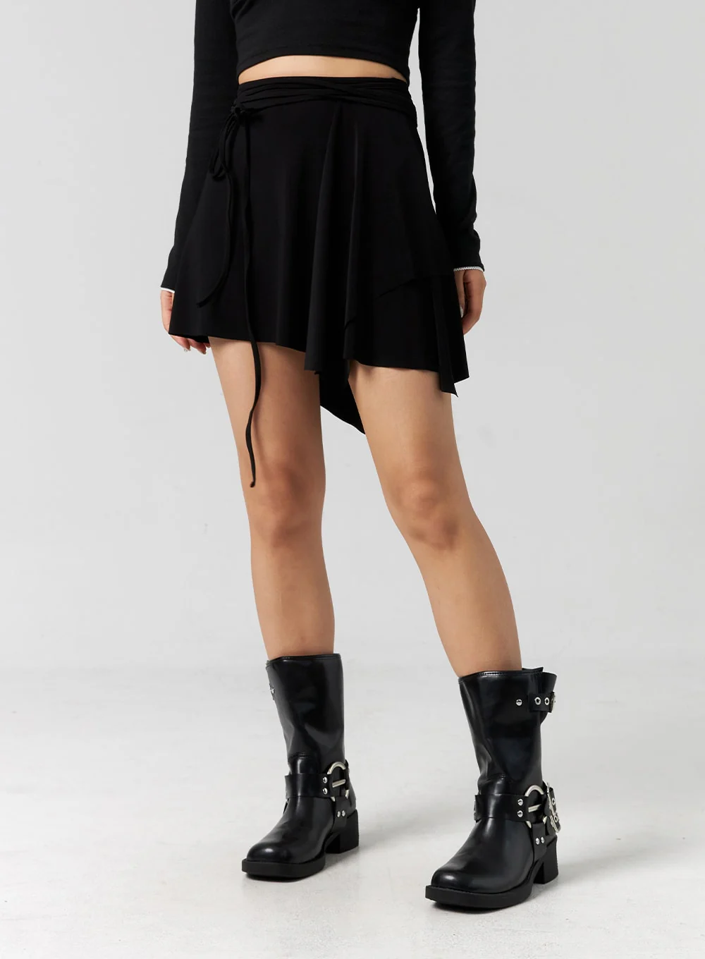Wrapped Mini Skirt CG302 - Image 2