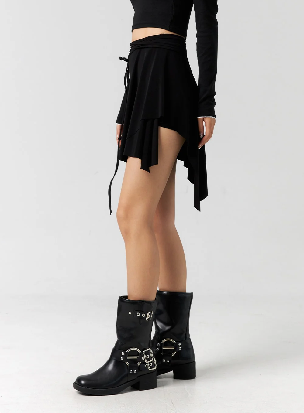 Wrapped Mini Skirt CG302 - Image 5