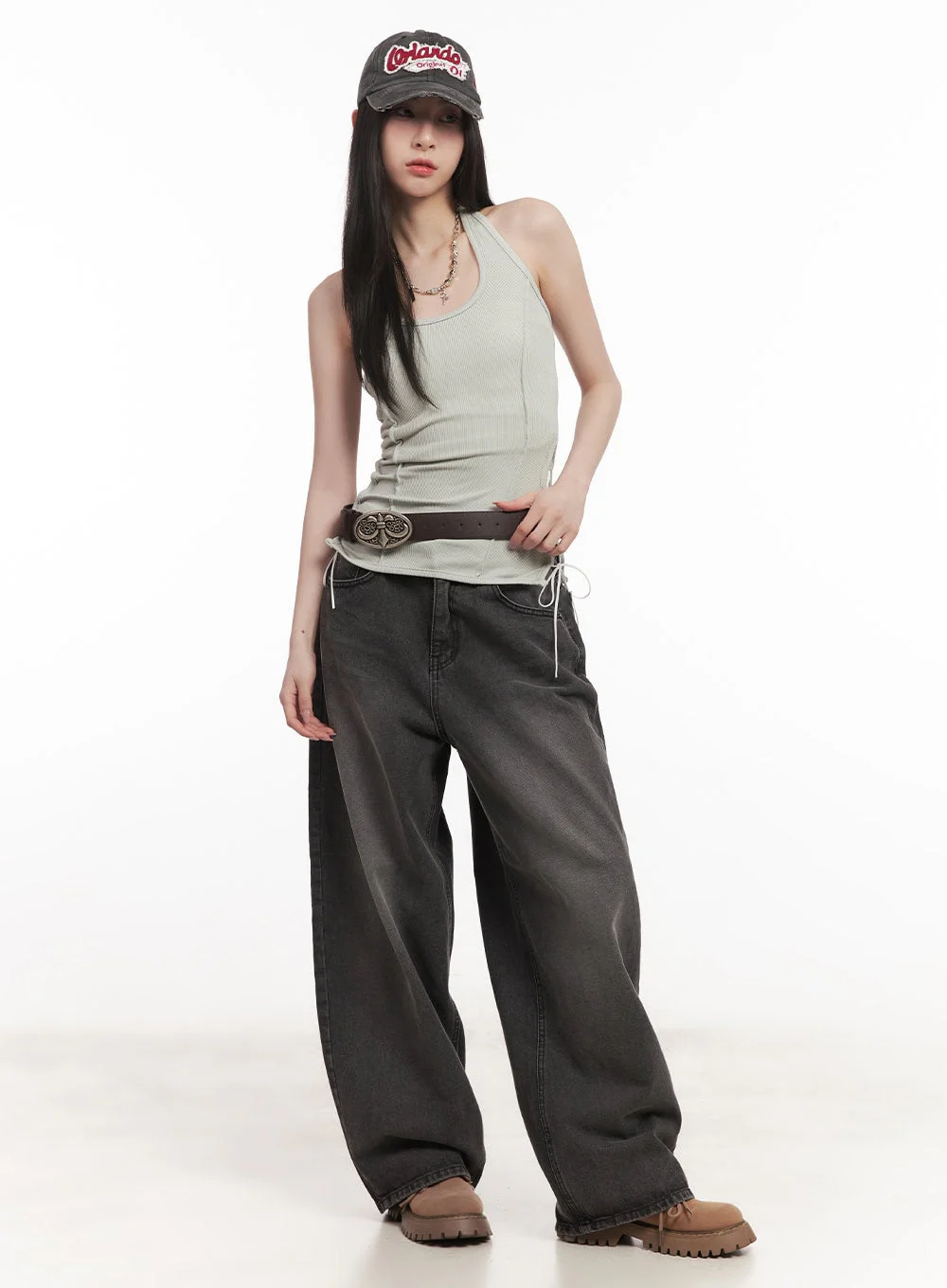 X-Strap Halter Tank Top CM518 - Image 2