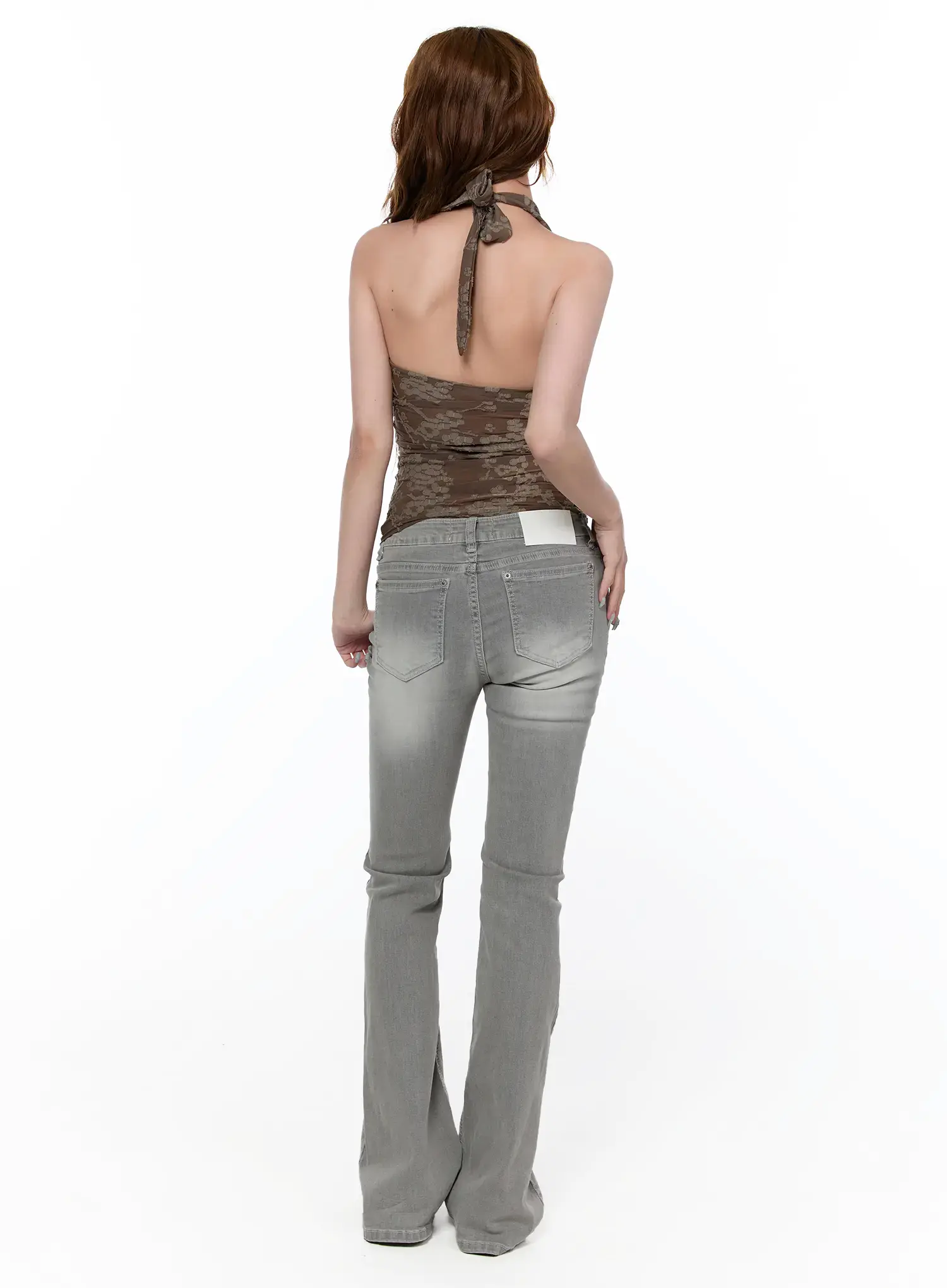 Yareli Low-Rise Flared Bootcut Jeans CA520 - Image 9