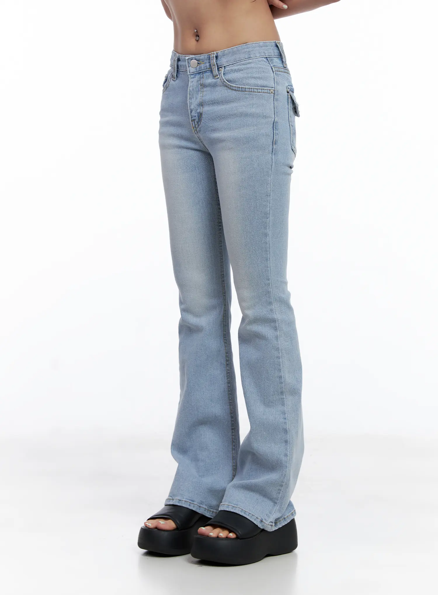 Yeojin Classic Flare Denim Jeans CL510 - Image 10