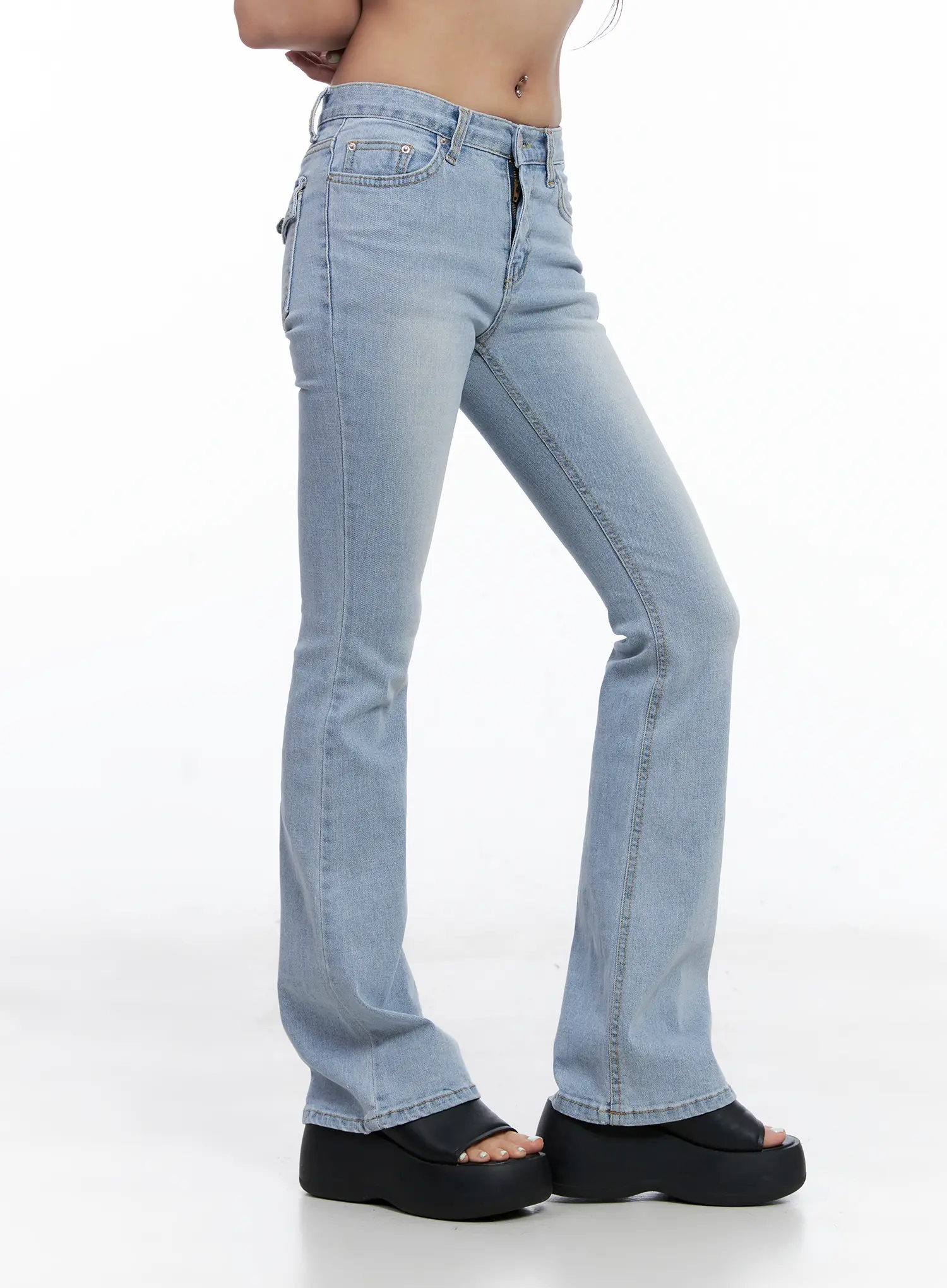 Yeojin Classic Flare Denim Jeans CL510 - Image 4