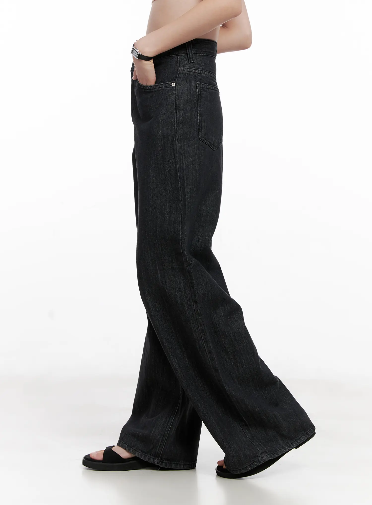 Yeon High-Waist Wide Jeans CL523 - Image 4