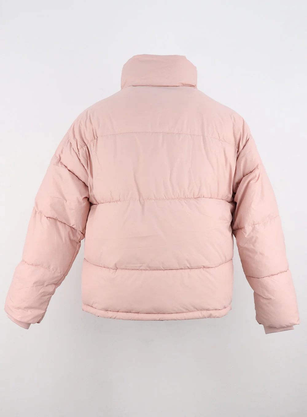 Zip-Up Stand Collar Puffer Jacket CO319 - Image 19