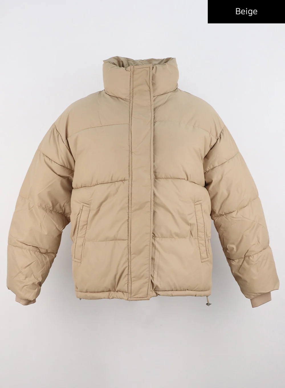 Zip-Up Stand Collar Puffer Jacket CO319 - Image 20